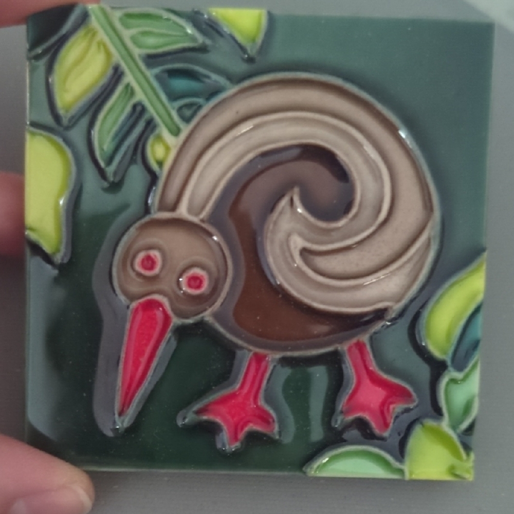 Colorful Ceramic Bird Tiles - Picture 3 of 8